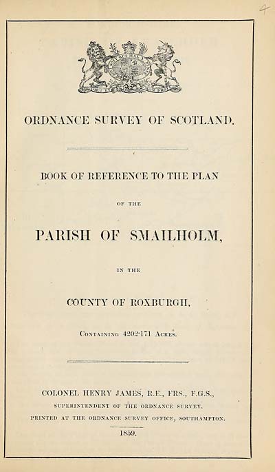 (85) 1859 - Smailholm, County of Roxburgh