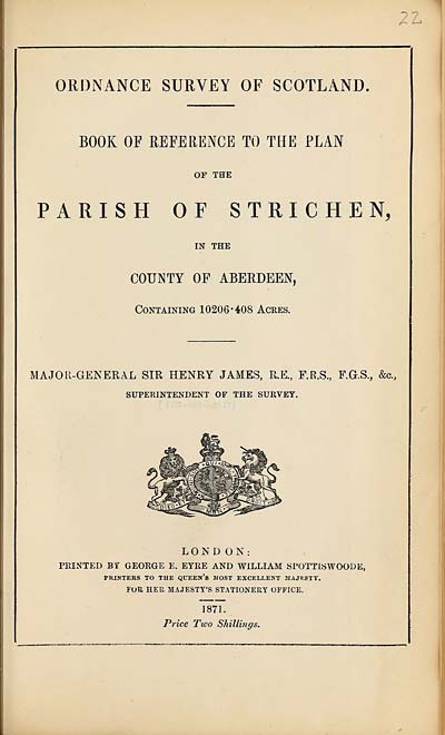 (463) 1871 - Strichen, County of Aberdeen