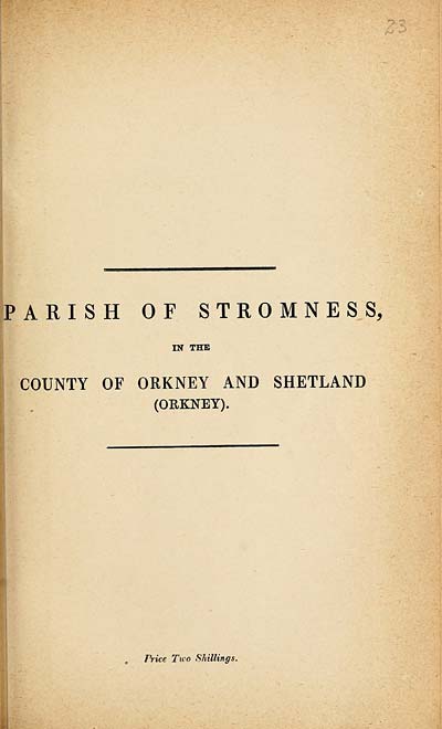 (487) 1882 - Stromness, County of Orkney and Shetland (Orkney)