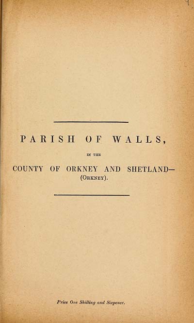 (191) 1882 - Walls, County of Orkney and Shetland (Orkney)