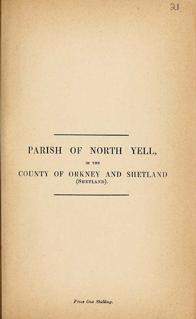 (515) 1880 - North Yell, County of Orkney and Shetland (Shetland)