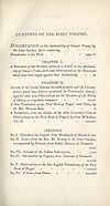 Thumbnail of file (15) [Page i] - Contents of the first volume