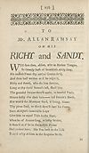 Thumbnail of file (166) Page 138 - To Mr Allan Ramsay on his richy and sandy