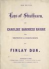Thumbnail of file (5) Title page - Lays of Strathearn