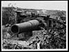Thumbnail of file (411) D.3127 - Huge gun captured by us at Moislaine and which the Germans had overturned in their hurry to get it back over rough ground