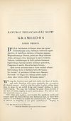 Thumbnail of file (72) [Page 1] - Panurgi Philocaballi Scoti Grameidos -- Liber primus