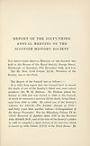 Thumbnail of file (154) [Page 1] - Report of the sixty-third annual meeting of the Scottish History Society