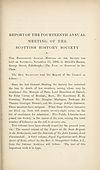 Thumbnail of file (318) [Page 1] - Report of the fourteenth annual meeting of the Scottish History Society