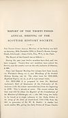 Thumbnail of file (400) [Page 1] - Report of the thirty-third annual meeting of the Scottish History Society