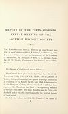 Thumbnail of file (354) [Page 1] - Report of the fifty-seventh annual meeting of the Scottish History Society