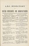 Thumbnail of file (1878) [Page xlvii] - A.B.C. directory of British merchants and manufacturers