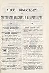 Thumbnail of file (2411) [Page G21] - A.B.C. directory of continental merchants & manuacturers