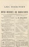 Thumbnail of file (1863) [Page xlii] - A.B.C. directory of British merchants and manufacturers