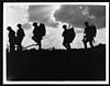 Thumbnail of file (311) C.2494 - Troops moving up at eventide - men of a Yorkshire regiment on the march