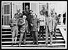 Thumbnail of file (15) C.1982 - Distinguished visitors to the Front, including the Prince of Siam and Mr Garvin, the well known London editor