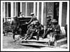 Thumbnail of file (292) D.2668 - Officers enjoy a little music outside their billets