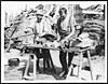 Thumbnail of file (238) D.2093 - Cooks of the K.O.Y.L.I. preparing a meal for the men in the trenches