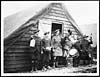 Thumbnail of file (492) D.688 - Scotch troops at the entrance to their hut on New Year's Day