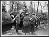 Thumbnail of file (66) L.571 - W.A.A.C. officers visit the wreckage of a German bombing machine