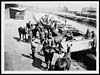 Thumbnail of file (113) L.671 - Wounded horses being taken aboard a barge for transport to a veterinary hospital