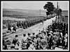 Thumbnail of file (136) L.982 - Troops who had fought in Champagne marched past General Borthelot, who was with General Sir H. Godley and C.O.C. the Italians [sic]