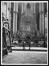 Thumbnail of file (38) N.436 - View of the altar in Amiens Cathedral showing the protective measures taken inside the Cathedral