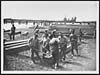 Thumbnail of file (72) N.515 - Our R.E. busy completing a railway bridge over a waterway in France