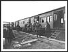 Thumbnail of file (17) X.36053 - Haig and others leaving a train, Western Front, possibly 1918