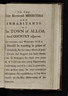 Thumbnail of file (3) [Page iii] - To the very reverend ministers and inhabitants of the town of Alloa, and country adjacent