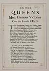 Thumbnail of file (2) [Page 2] - On the Queens most glorious victories over the French king