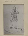 Thumbnail of file (574) Blaikie.SNPG.4.16 - William Murray, Marquis of TULLIBARDINE (d 1746)

Portrait with text "The Marques. Of Tilebardon" wearing a fine coat, holding a sword, and wearing long boots with spurs standing in countryside
