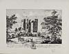 Thumbnail of file (388) Blaikie.SNPG.24.138 - Reproduction of an engraving of Cruikston Castle, with a reproduction of Burns' inscription on the Crookston Yew on verso