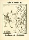 Thumbnail of file (49) Illustrated plate - Romance of Rouland and Vernagu