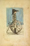 Thumbnail of file (130) No. 127 - Soldier standing next to cannon