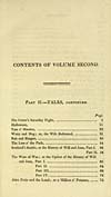 Thumbnail of file (9) [Page iii] - Contents of Volume Second