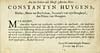 Thumbnail of file (17) [Page ii] - Aen den Edelen ende Hoogh geleerden Heere Constantyn Huygens