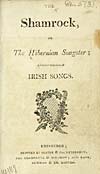 Thumbnail of file (301) Title page - Shamrock, or, The Hibernian songster
