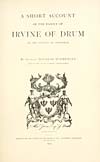 Thumbnail of file (279) Divisional title page - Short account of the family of Irvine of Drum in the county of Aberdeen
