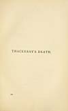 Thumbnail of file (199) Divisional title page - Thackeray's death