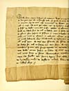 Thumbnail of file (554) Illustrated plate - Charter by William, Earl of Douglas and Mar, to James of Mowat, of Easter Foulis in Mar, c. 26th July 1377