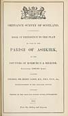 Thumbnail of file (99) 1862 - Ashkirk, in the counties of Roxburgh and Selkirk