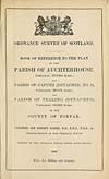 Thumbnail of file (223) 1863 - Auchterhouse, also Caputh (detached, No. 2), and Tealing (detached), County of Forfar