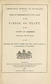 Thumbnail of file (101) 1867 - Clatt, County of Aberdeen