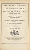Thumbnail of file (253) 1868 - Old Machar; the six City parishes, and River Dee (tidal), extra-parochial, County of Aberdeen