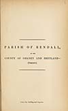 Thumbnail of file (137) 1881 - Rendall, County of Orkney and Shetland (Orkney)