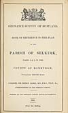 Thumbnail of file (449) 1862 - Selkirk, Parts 1 & 2 in the County of Roxburgh
