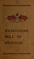 Thumbnail for '1915 - Roll of honour of Nairnshire'
