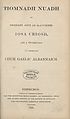 Thumbnail for 'Title page - Tiomnadh Nuadh ar Tighearn agus ar Slanuighir Iosa Criosd, air a tharruing o'n ghreugais chum gaelic albannaich'