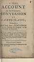 Thumbnail for 'True account of the wonderful conversion at Cambuslang'