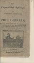 Thumbnail for 'Unparalleled sufferings and surprising adventures of Philip Quarle'